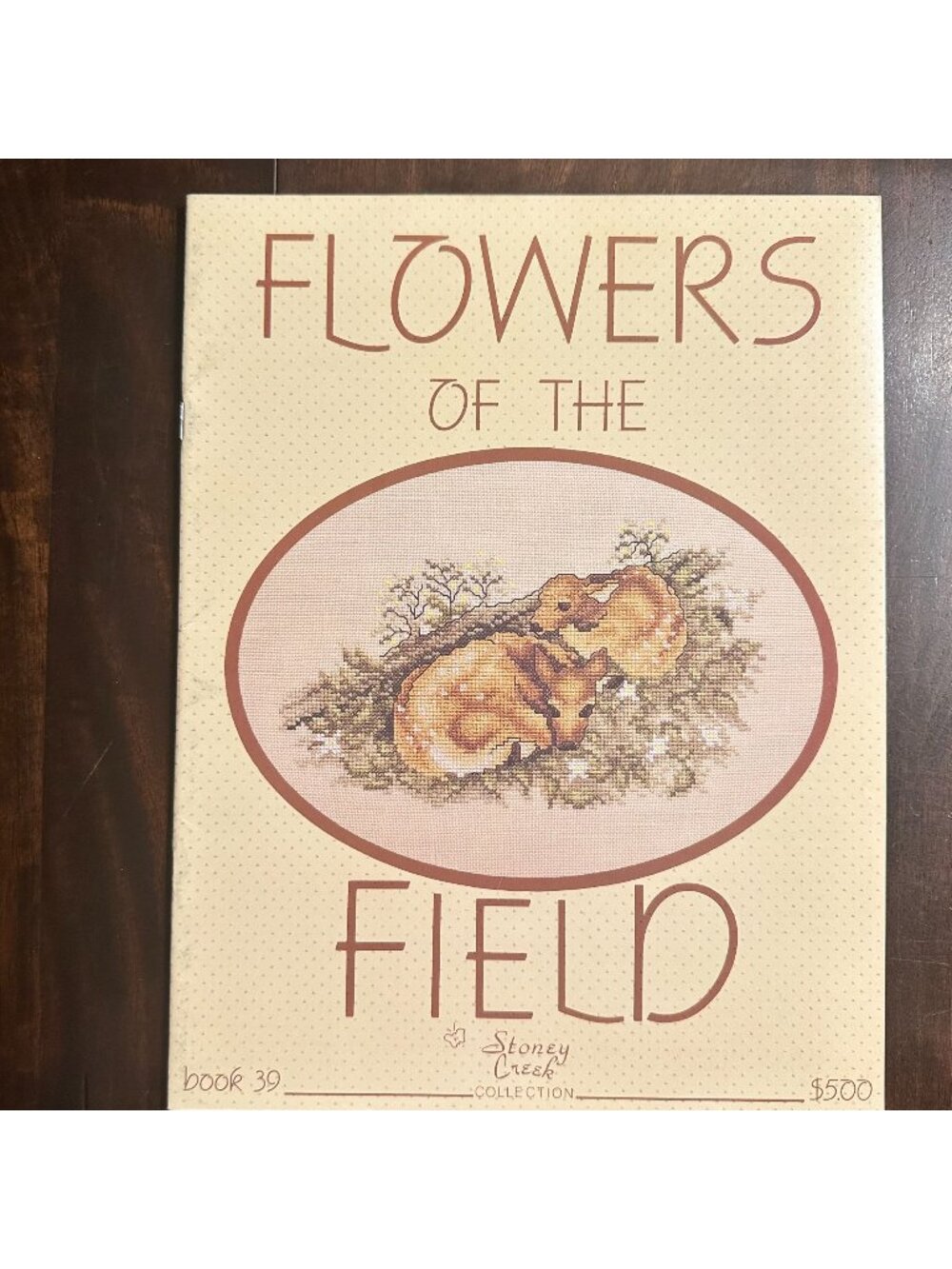 Flowers Of The Field Cross-Stitch Pattern Book 39 By Stoney Creek Book